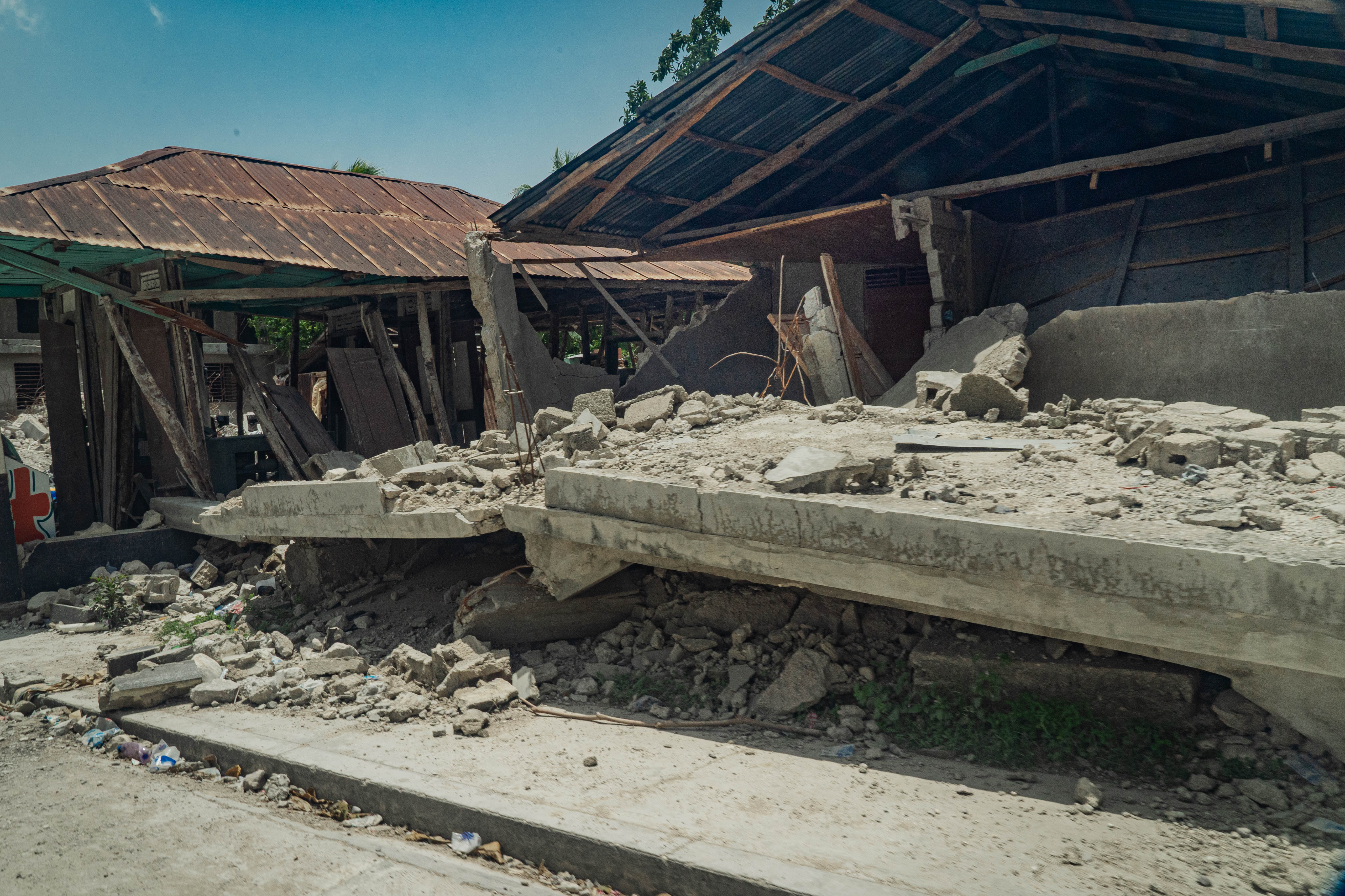 Förödelsen efter jordbävningen  i Haiti. Foto: Ocha 